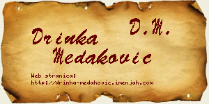 Drinka Medaković vizit kartica